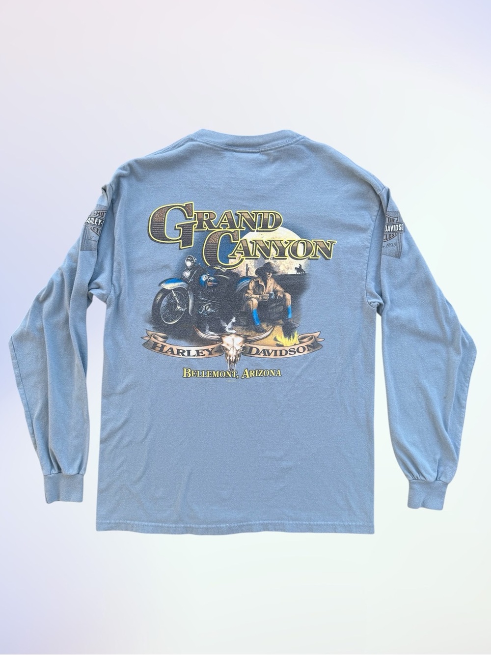 Harley-Davidson Grand Canyon Long Sleeve Tee - Sky Blue